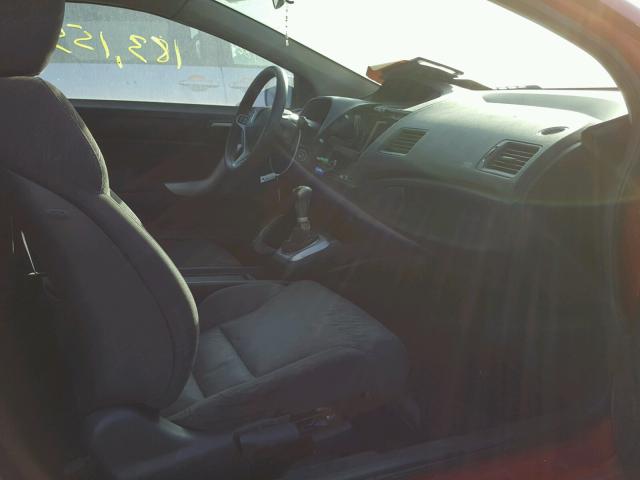 2HGFG11816H538762 - 2006 HONDA CIVIC EX RED photo 5