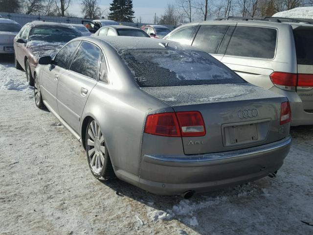WAUML44EX5N001346 - 2005 AUDI A8 L QUATT GRAY photo 3