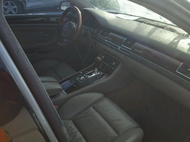 WAUML44EX5N001346 - 2005 AUDI A8 L QUATT GRAY photo 5