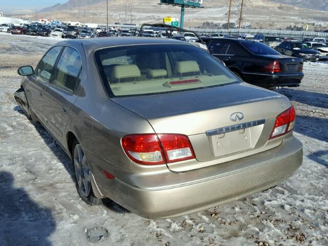 JNKDA31A62T025895 - 2002 INFINITI I35 GOLD photo 3