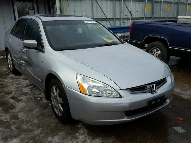 1HGCM66535A023010 - 2005 HONDA ACCORD EX SILVER photo 1