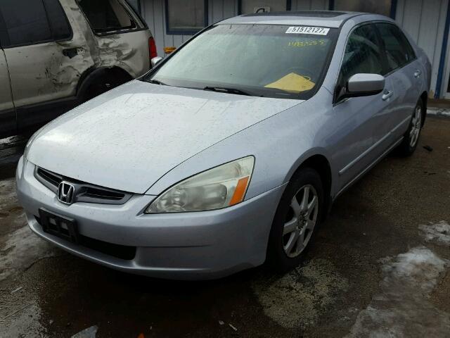 1HGCM66535A023010 - 2005 HONDA ACCORD EX SILVER photo 2