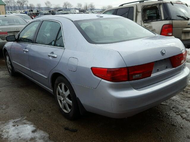 1HGCM66535A023010 - 2005 HONDA ACCORD EX SILVER photo 3