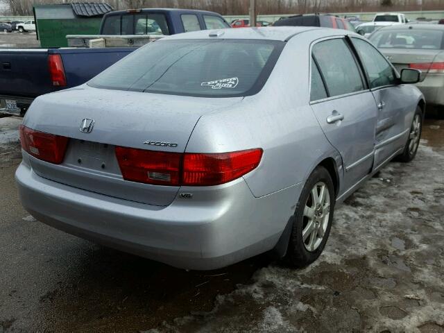 1HGCM66535A023010 - 2005 HONDA ACCORD EX SILVER photo 4