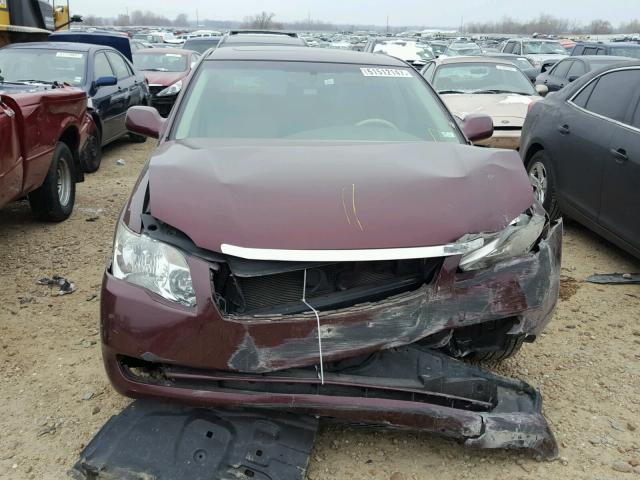 4T1BK36B05U026607 - 2005 TOYOTA AVALON XL MAROON photo 7