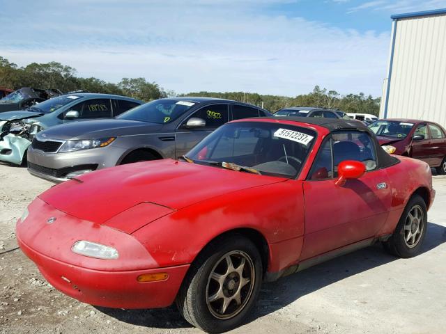 JM1NA3530T0704324 - 1996 MAZDA MX-5 MIATA RED photo 2