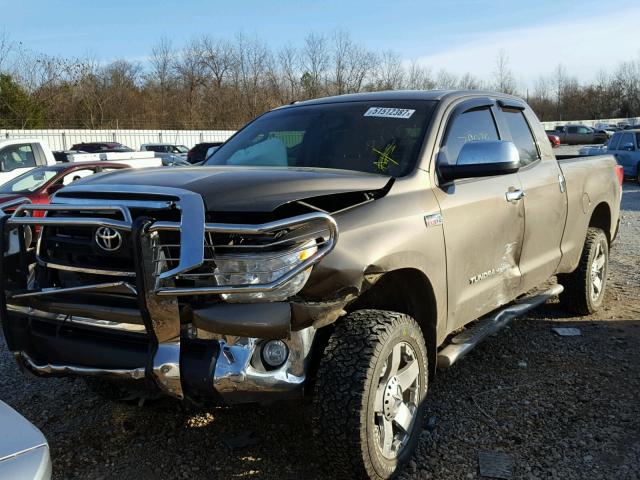 5TFUW5F12BX183134 - 2011 TOYOTA TUNDRA DOU BROWN photo 2