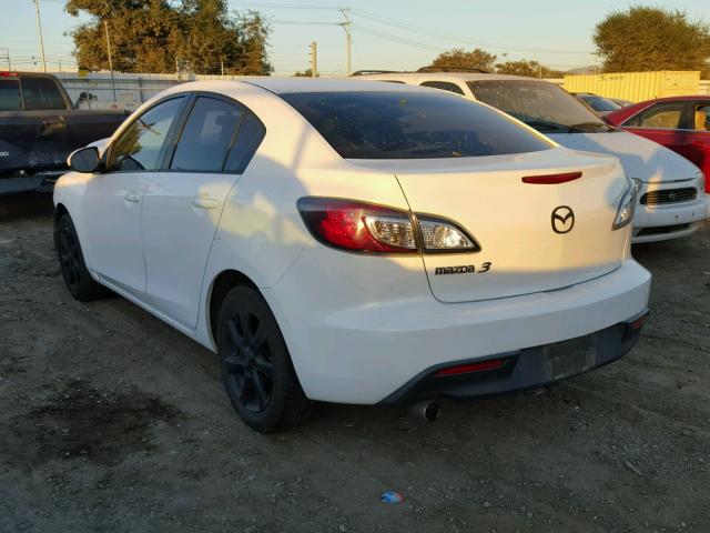 JM1BL1SG8A1255846 - 2010 MAZDA 3 I WHITE photo 3