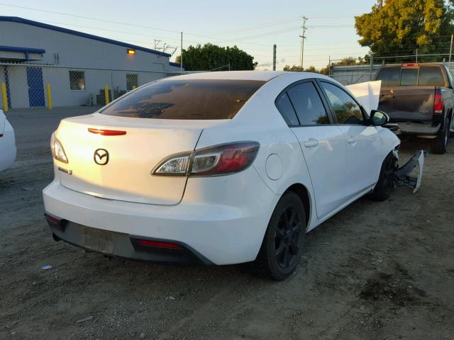 JM1BL1SG8A1255846 - 2010 MAZDA 3 I WHITE photo 4