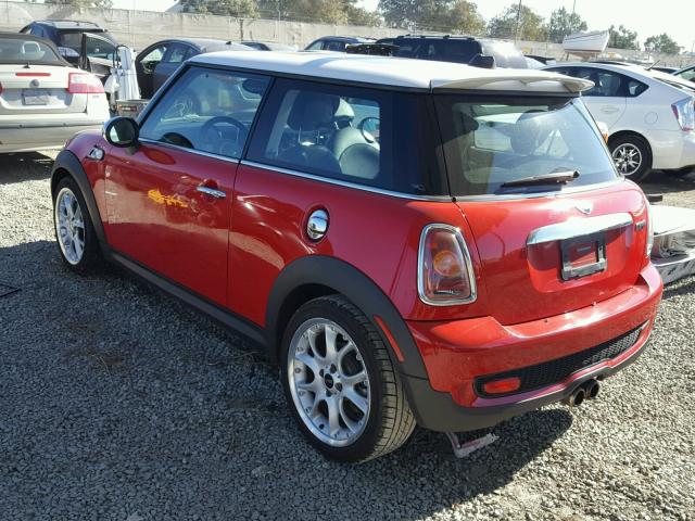 WMWMF735X7TL84634 - 2007 MINI COOPER S RED photo 3