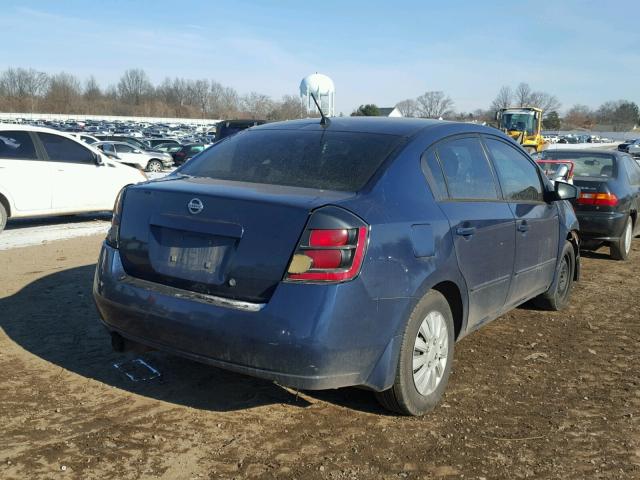 3N1AB61E27L697926 - 2007 NISSAN SENTRA 2.0 BLUE photo 4