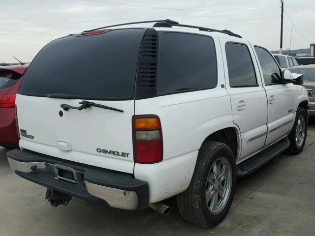 1GNEC13Z02R289061 - 2002 CHEVROLET TAHOE C150 WHITE photo 4