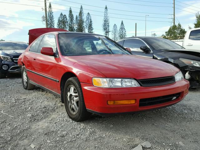 1HGCD7266TA025464 - 1996 HONDA ACCORD EX RED photo 1