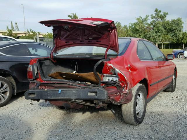 1HGCD7266TA025464 - 1996 HONDA ACCORD EX RED photo 4