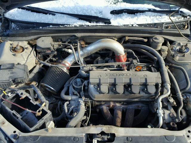 1HGES15551L046175 - 2001 HONDA CIVIC LX SILVER photo 7