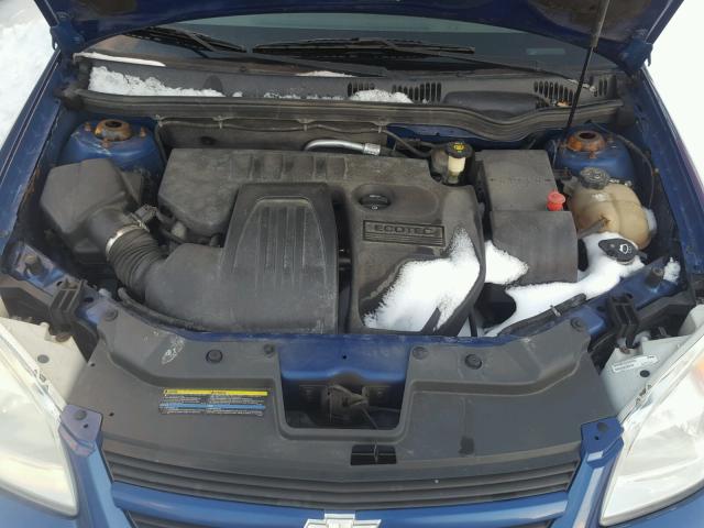 1G1AL12F757589476 - 2005 CHEVROLET COBALT LS BLUE photo 7