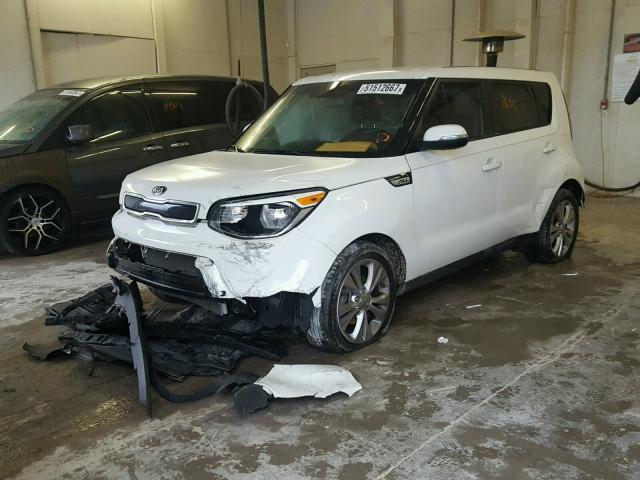 KNDJP3A56E7005861 - 2014 KIA SOUL + WHITE photo 2