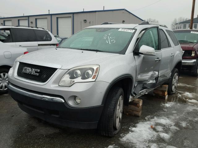 1GKLRMEDXAJ109507 - 2010 GMC ACADIA SLT SILVER photo 2