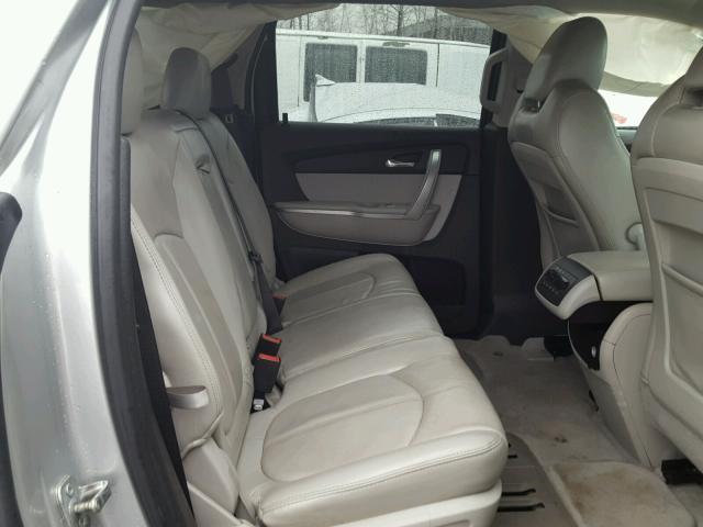 1GKLRMEDXAJ109507 - 2010 GMC ACADIA SLT ვერცხლისფერი ფოტო 6