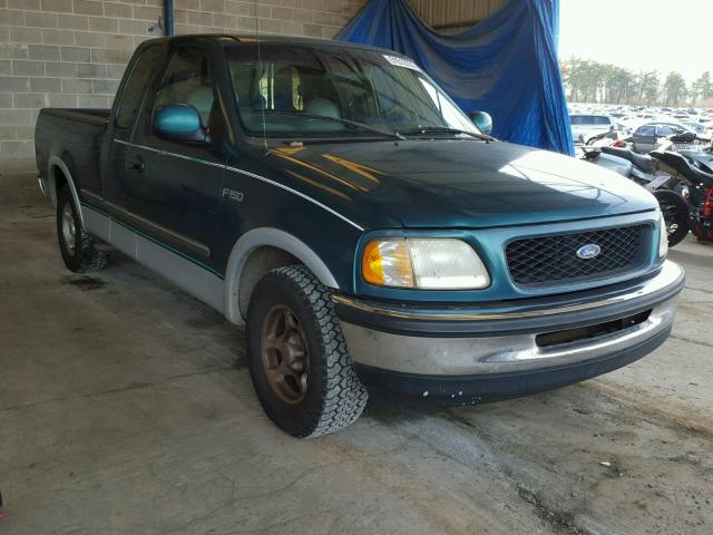 1FTDX1763VNA38877 - 1997 FORD F150 GREEN photo 1