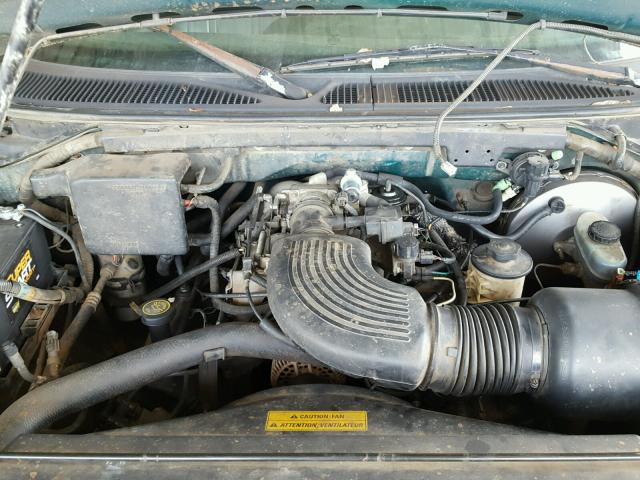 1FTDX1763VNA38877 - 1997 FORD F150 მწვანე ფოტო 7