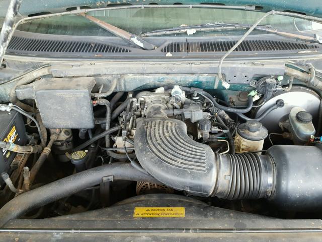 1FTDX1763VNA38877 - 1997 FORD F150 GREEN photo 7