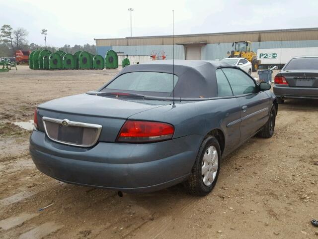 1C3EL45X75N575351 - 2005 CHRYSLER SEBRING GREEN photo 4