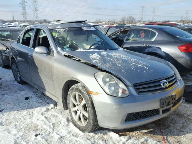 JNKCV51F76M615997 - 2006 INFINITI G35 GRAY photo 1