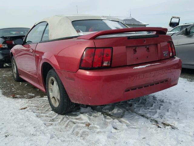 1FAFP4447XF133720 - 1999 FORD MUSTANG RED photo 3