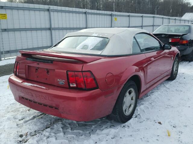 1FAFP4447XF133720 - 1999 FORD MUSTANG RED photo 4