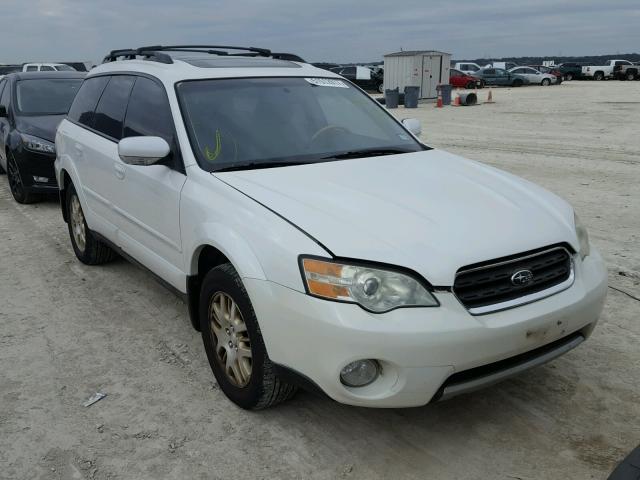 4S4BP86C064301529 - 2006 SUBARU LEGACY OUT WHITE photo 1