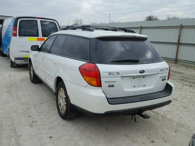 4S4BP86C064301529 - 2006 SUBARU LEGACY OUT WHITE photo 3