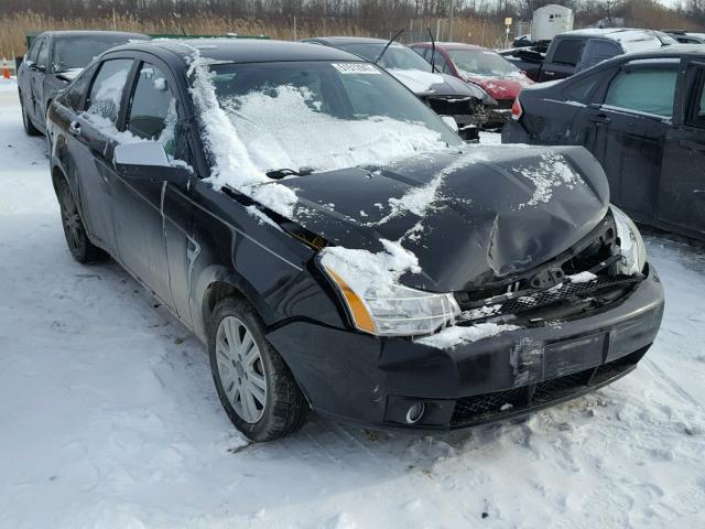 1FAHP35N58W280789 - 2008 FORD FOCUS SE BLACK photo 1