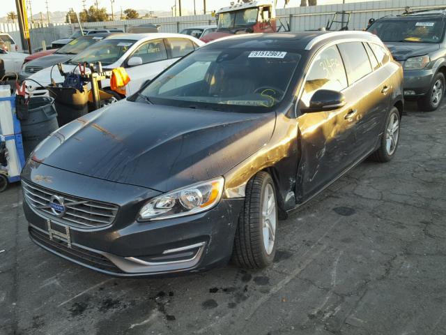 YV126MEB1F1207826 - 2015 VOLVO V60 PREMIE CHARCOAL photo 2