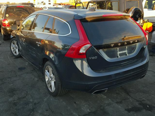 YV126MEB1F1207826 - 2015 VOLVO V60 PREMIE CHARCOAL photo 3