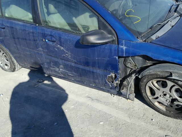 1G8AJ52FX5Z161792 - 2005 SATURN ION LEVEL BLUE photo 9