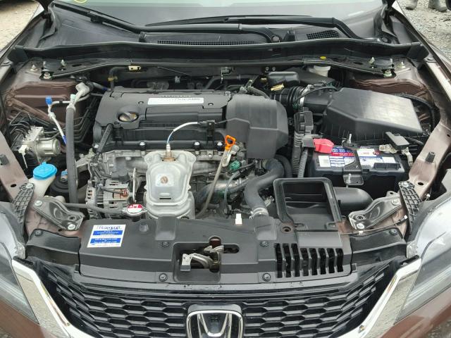 1HGCT1B3XDA012630 - 2013 HONDA ACCORD LX- BROWN photo 7