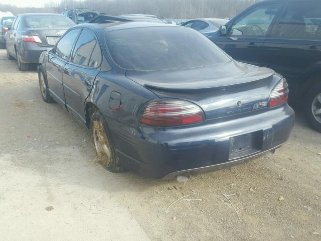 1G2WR52122F196336 - 2002 PONTIAC GRAND PRIX GREEN photo 3