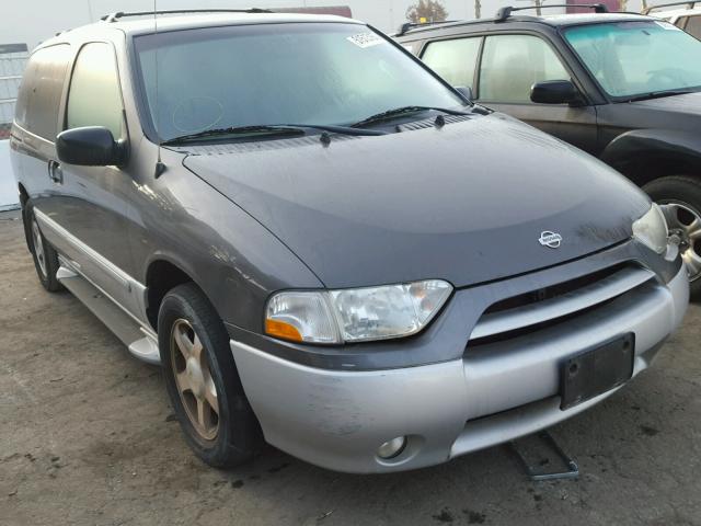 4N2ZN16T12D809077 - 2002 NISSAN QUEST SE GRAY photo 1