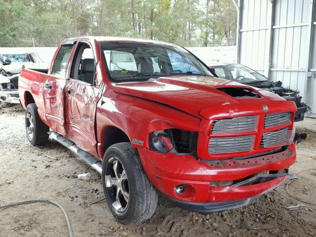 1D7HU18D94J251108 - 2004 DODGE RAM 1500 S RED photo 1