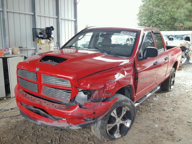 1D7HU18D94J251108 - 2004 DODGE RAM 1500 S RED photo 2