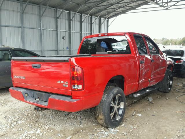 1D7HU18D94J251108 - 2004 DODGE RAM 1500 S RED photo 4