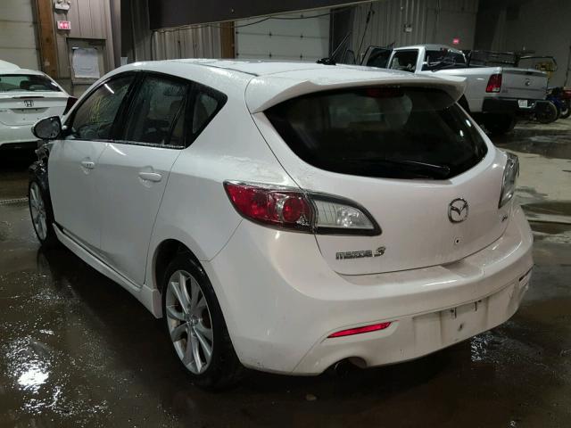 JM1BL1H63A1200512 - 2010 MAZDA 3 S WHITE photo 3