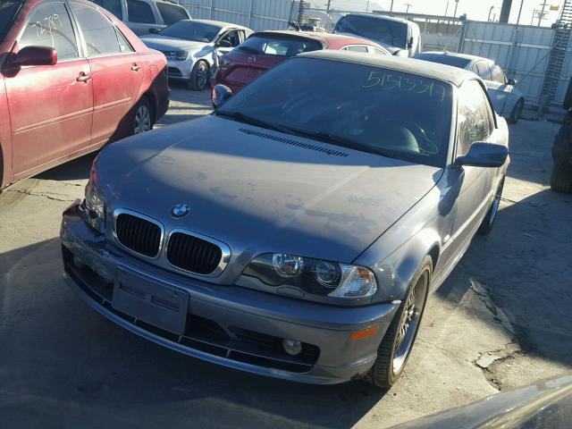 WBABS334X2JY59139 - 2002 BMW 325 CI GRAY photo 2