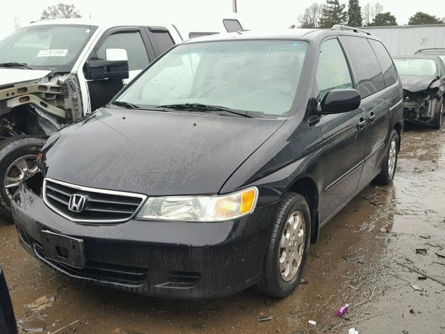 5FNRL18983B098921 - 2003 HONDA ODYSSEY EX BLACK photo 2