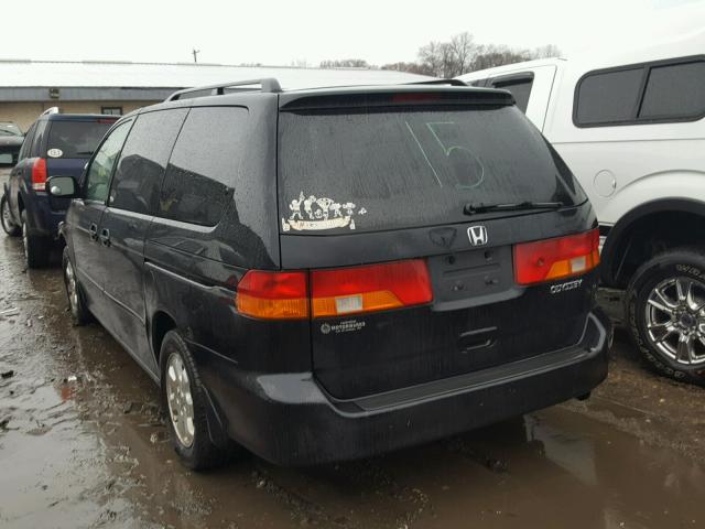 5FNRL18983B098921 - 2003 HONDA ODYSSEY EX BLACK photo 3