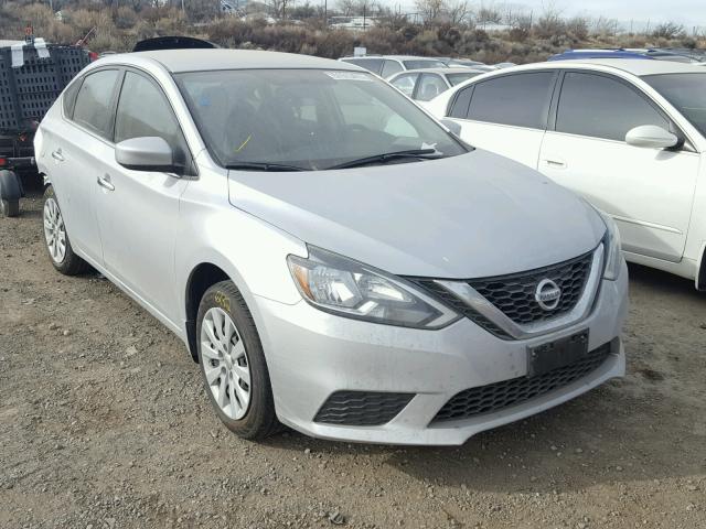 3N1AB7AP2GY299058 - 2016 NISSAN SENTRA S SILVER photo 1