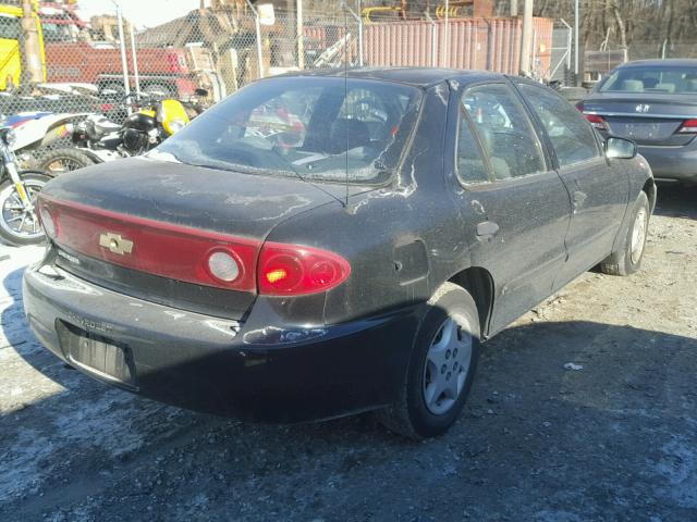 1G1JC52F457123284 - 2005 CHEVROLET CAVALIER BLACK photo 4