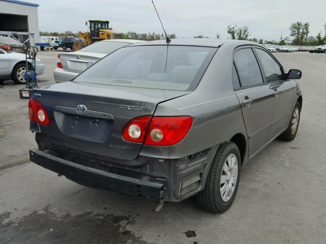 1NXBR32E85Z438754 - 2005 TOYOTA COROLLA CE CHARCOAL photo 4