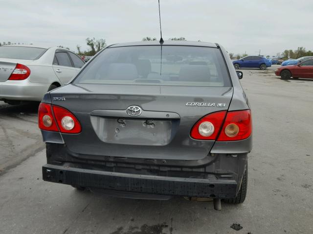 1NXBR32E85Z438754 - 2005 TOYOTA COROLLA CE CHARCOAL photo 9